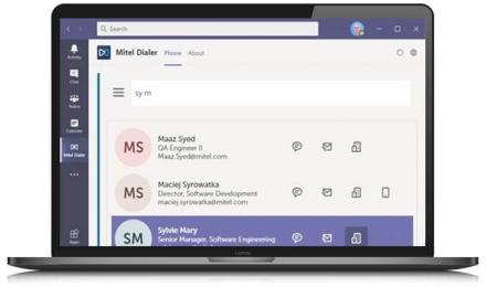 Mitel Dialer