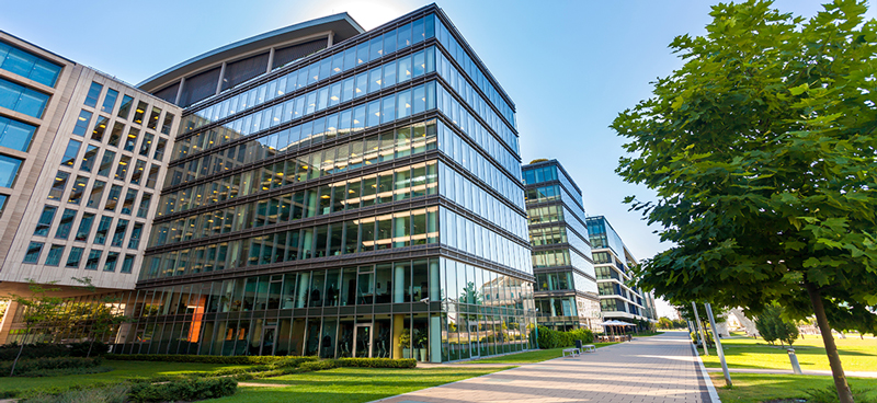 An office building